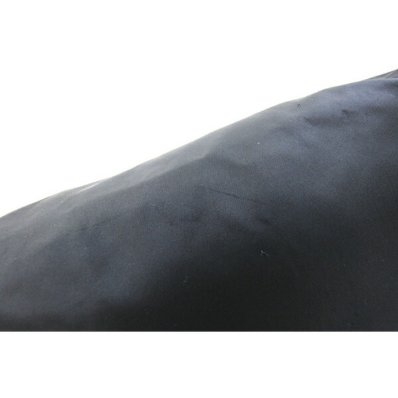 Prada Shoulder Bag Black Nylon Leather Crossbody Messenger Logo - Picture 4 of 10